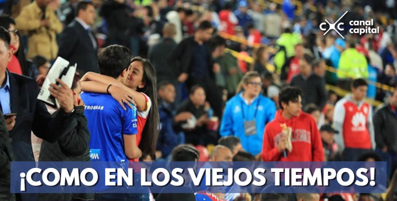 En Fotos: hinchas de Santa Fe y Millonarios volvieron a mezclarse en El Campín En Fotos: hinchas de Santa Fe y Millonarios volvieron a mezclarse en El Campín