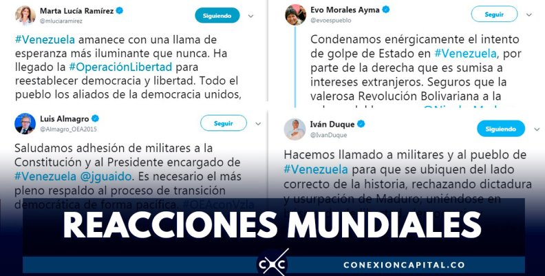 Reacciones de líderes mundiales tras liberación de Leopoldo López Reacciones de líderes mundiales tras liberación de Leopoldo López