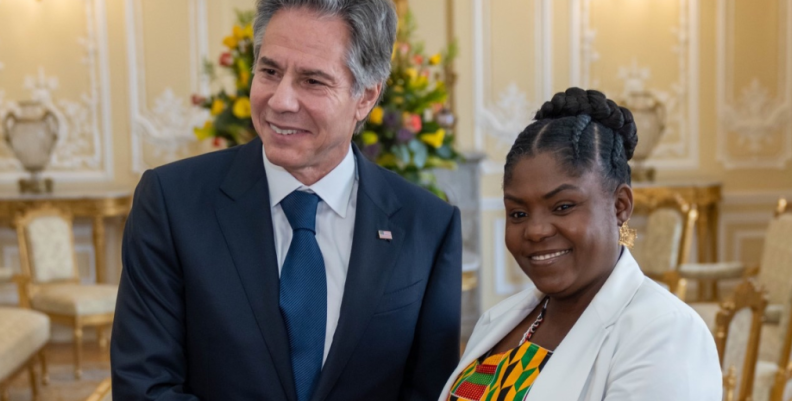 Reunión entre Francia Márquez y secretario de Estados Unidos Reunión entre Francia Márquez y secretario de Estados Unidos