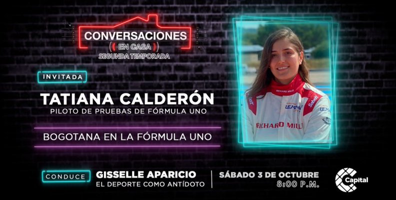 Tatiana Calderón en Conversaciones en Casa Tatiana Calderón en Conversaciones en Casa