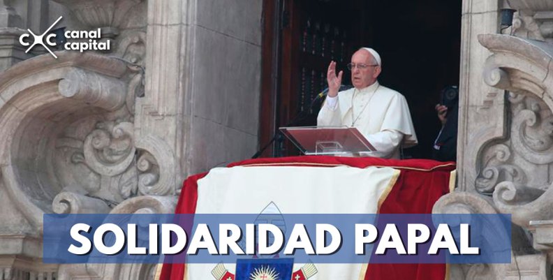 Papa Francisco condena atentado en Bogotá Papa Francisco condena atentado en Bogotá