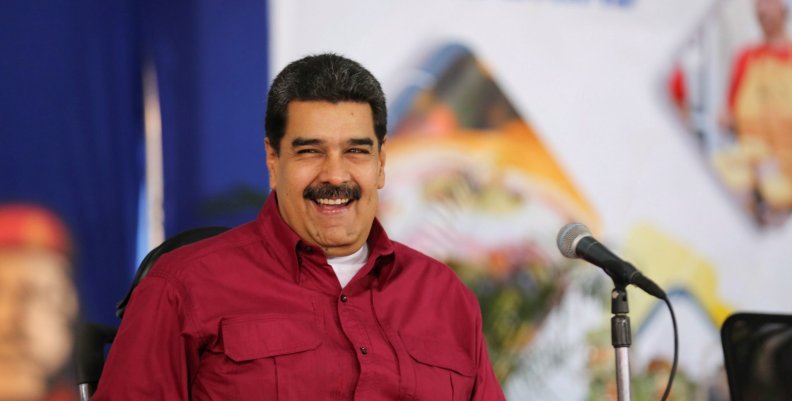 Venezuela's President Nicolas Maduro attends an event with supporters in Caracas Venezuela's President Nicolas Maduro attends an event with supporters in Caracas