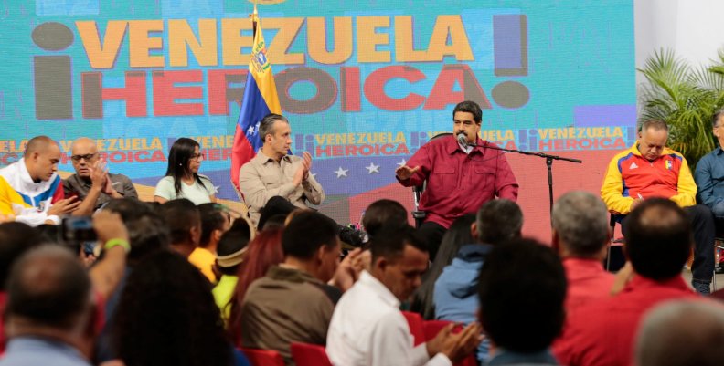 Venezuela's President Nicolas Maduro speaks during a meeting with members of the Constituent Assembly in Caracas Venezuela's President Nicolas Maduro speaks during a meeting with members of the Constituent Assembly in Caracas