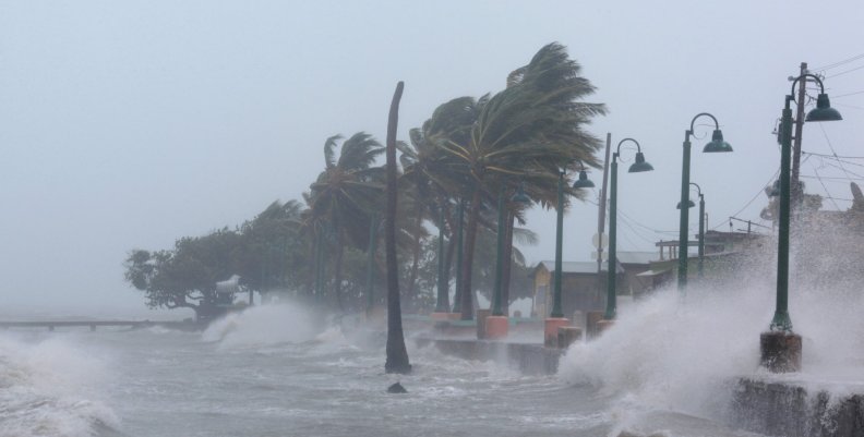 Waves crash against the seawall in Fajardo as Hurricane Irma slammed across islands in the northern Caribbean Waves crash against the seawall in Fajardo as Hurricane Irma slammed across islands in the northern Caribbean