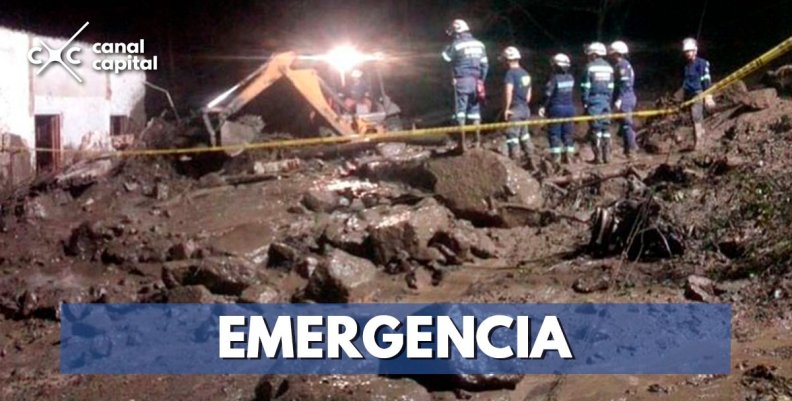Una persona muerta y numerosos daños dejó avalancha en Choachí Una persona muerta y numerosos daños dejó avalancha en Choachí