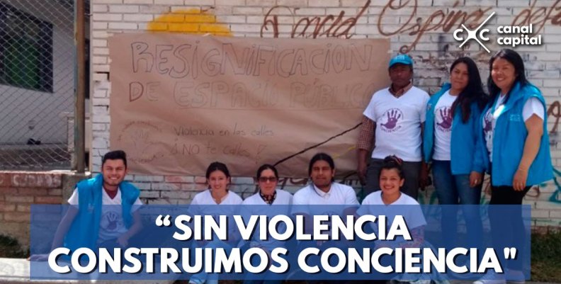 “Sin violencia construimos conciencia" “Sin violencia construimos conciencia"