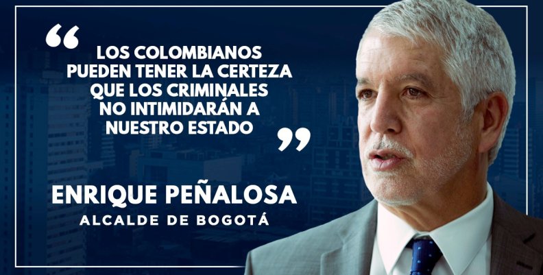 Todos debemos estar unidos contra el terrorismo: Enrique Peñalosa Todos debemos estar unidos contra el terrorismo: Enrique Peñalosa