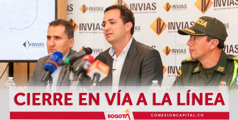 Cierre nocturno de vía a La Línea Cierre nocturno de vía a La Línea