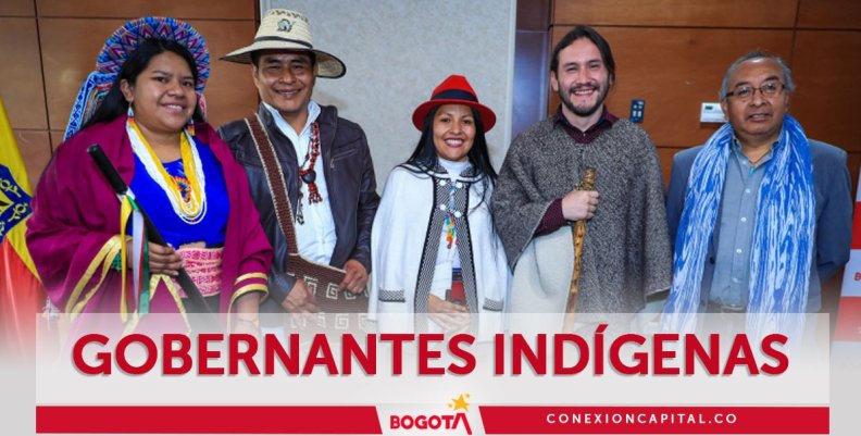 Gobernantes indígenas en Bogotá Gobernantes indígenas en Bogotá