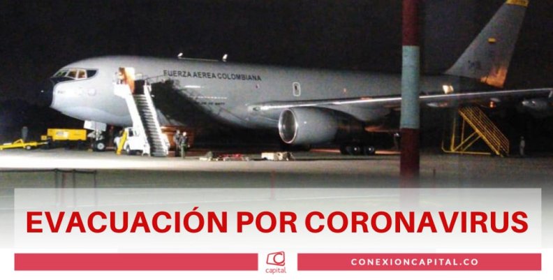 Envían avión para evacuar colombianos de Wuhan Envían avión para evacuar colombianos de Wuhan