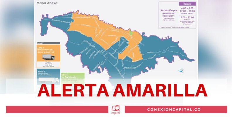Alerta Amarilla en Bogotá Alerta Amarilla en Bogotá