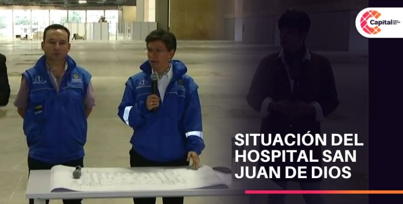 Alcaldesa Claudia López se refirió en rueda de prensa a la situación del Hospital San Juan de Dios Alcaldesa Claudia López se refirió en rueda de prensa a la situación del Hospital San Juan de Dios