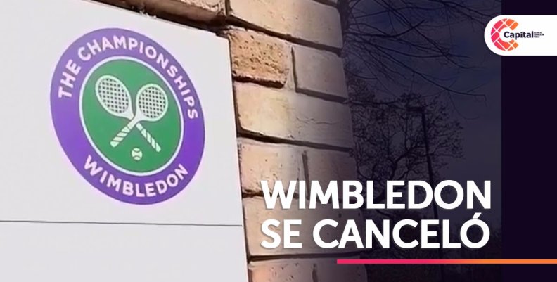 Se cancela Wimbledon por coronavirus Se cancela Wimbledon por coronavirus