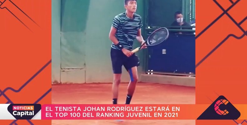 El tenista juvenil Johan Rodríguez estará en el top 100 del ranking juvenil en 2021 El tenista juvenil Johan Rodríguez estará en el top 100 del ranking juvenil en 2021