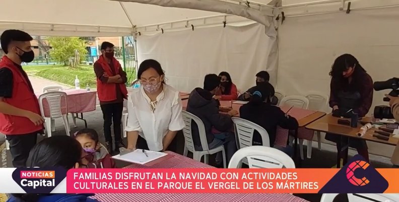 Familias disfrutan actividades culturales en el parque El Vergel Familias disfrutan actividades culturales en el parque El Vergel