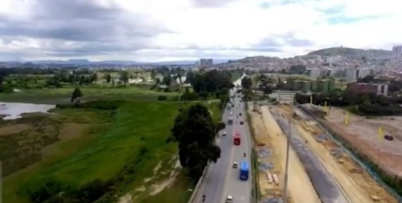 Obra de la troncal Caracas Obra de la troncal Caracas