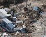 A destroyed trailer park is pictured in an aerial photo in the Keys in Marathon, Florida