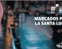 Cartel promocional edición 21 Bogoshorts Festival con el slogan 'Marcados por la Santa Lucía' premio oficial del Festival. 