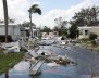 Property damage is seen at a mobile home park after passing of Hurricane Irma in Naples