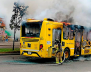 TRANSMILENIO QUEMADO