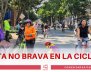 Fiesta No Brava en la ciclovía