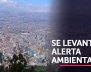 Se levanta Alerta Amarilla ambiental en Bogotá