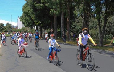 Ciclovía en Bogotá