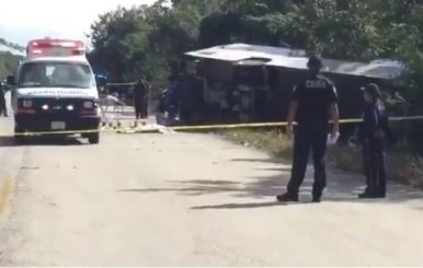 accidente-bus-mexico-quintana-roo