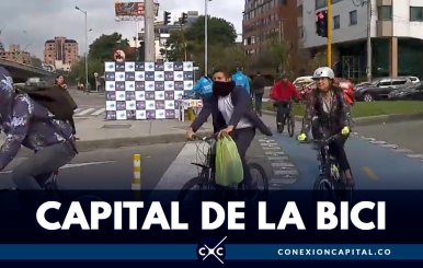 Entra en funcionamiento ciclorruta de la calle 100 con carrera 15