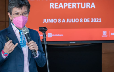 Alcaldesa Claudia López