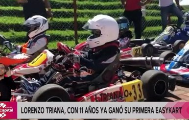 Un piloto de 11 años se abre espacio en la Easykart