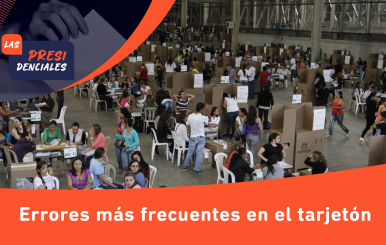 Explicación de tarjetones y cómo marcar