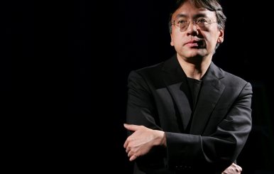 FILE PHOTO: Author Kazuo Ishiguro photographed during an interview with Reuters in New York