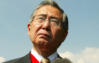 FILE PHOTO - Former Peruvian President Alberto Fujimori is seen during an interview with Reuters at his house in "Hacienda Chiucureo" neighborhood
