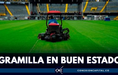 Así quedó la gramilla de El Campín luego del concierto de Luis Miguel