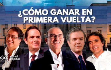 Rostros de los candidatos en las elecciones presidenciales de 2018