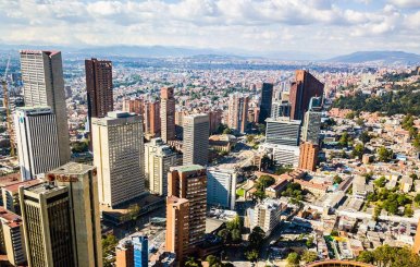 Toma aérea Bogotá