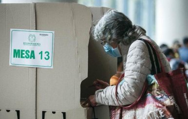 Urnas de votación Bogotá