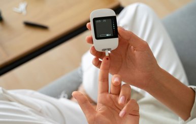 Toma de glucosa de paciente diabetico