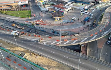 Obra del puente de Venecia