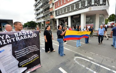 Huelga en el Ministerio de Trabajo