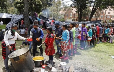 Emberas en Bogotá