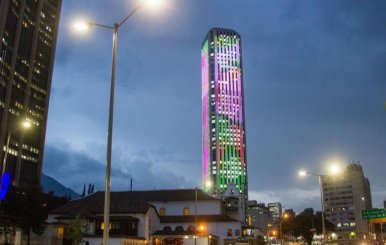 Vista panorámica de Bogotá 
