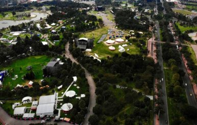 Vista panorámica del Parque Simón Bolívar