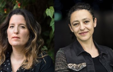 Las escritoras Agustina Bazterrica y Lina Meruane