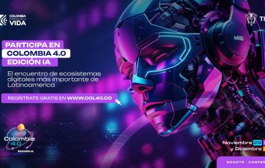 Banner promocional del evento Colombia 4.0