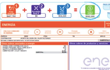 Factura de ENEL Codensa