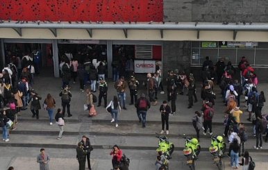 Imágenes tomadas durante la instalación del operativo 'Nuevo amanecer' en el Portal de Las Américas