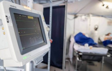 Pantalla lectora de signos vitales