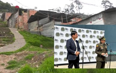 Zona de San Isidro, en Usme, donde ocurrió la masacre del Sábado Santo